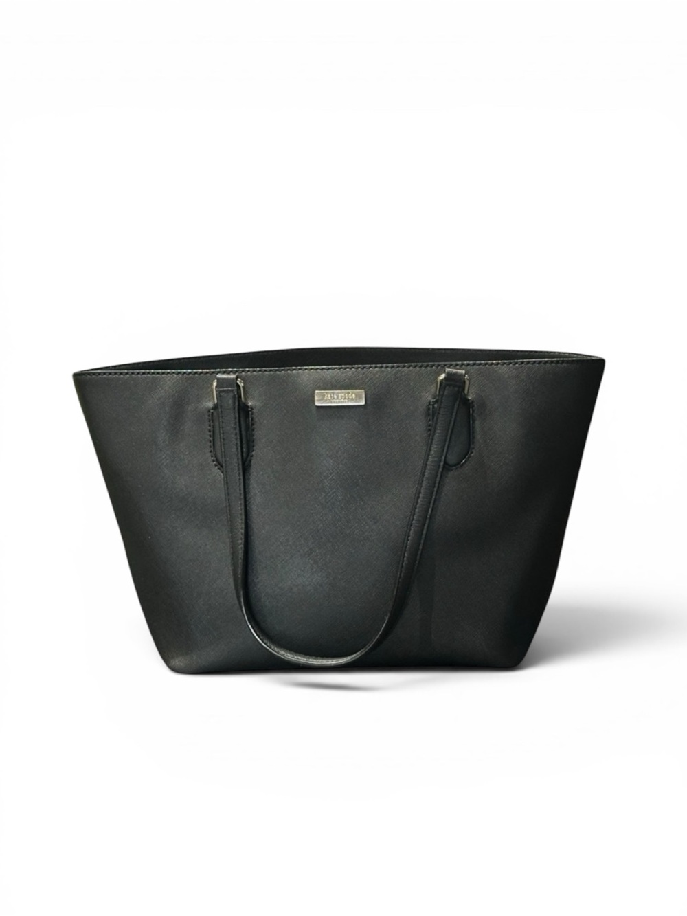Kate Spade New York Laurel Way Dally Tote Bag in black saffiano leather